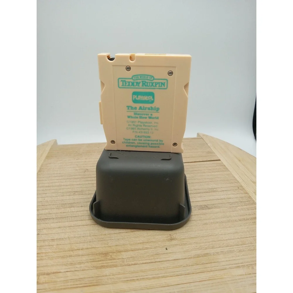 Vintage‎ Playskool 1991 Teddy Ruxpin Replacement Airship Cartridge WORKS!